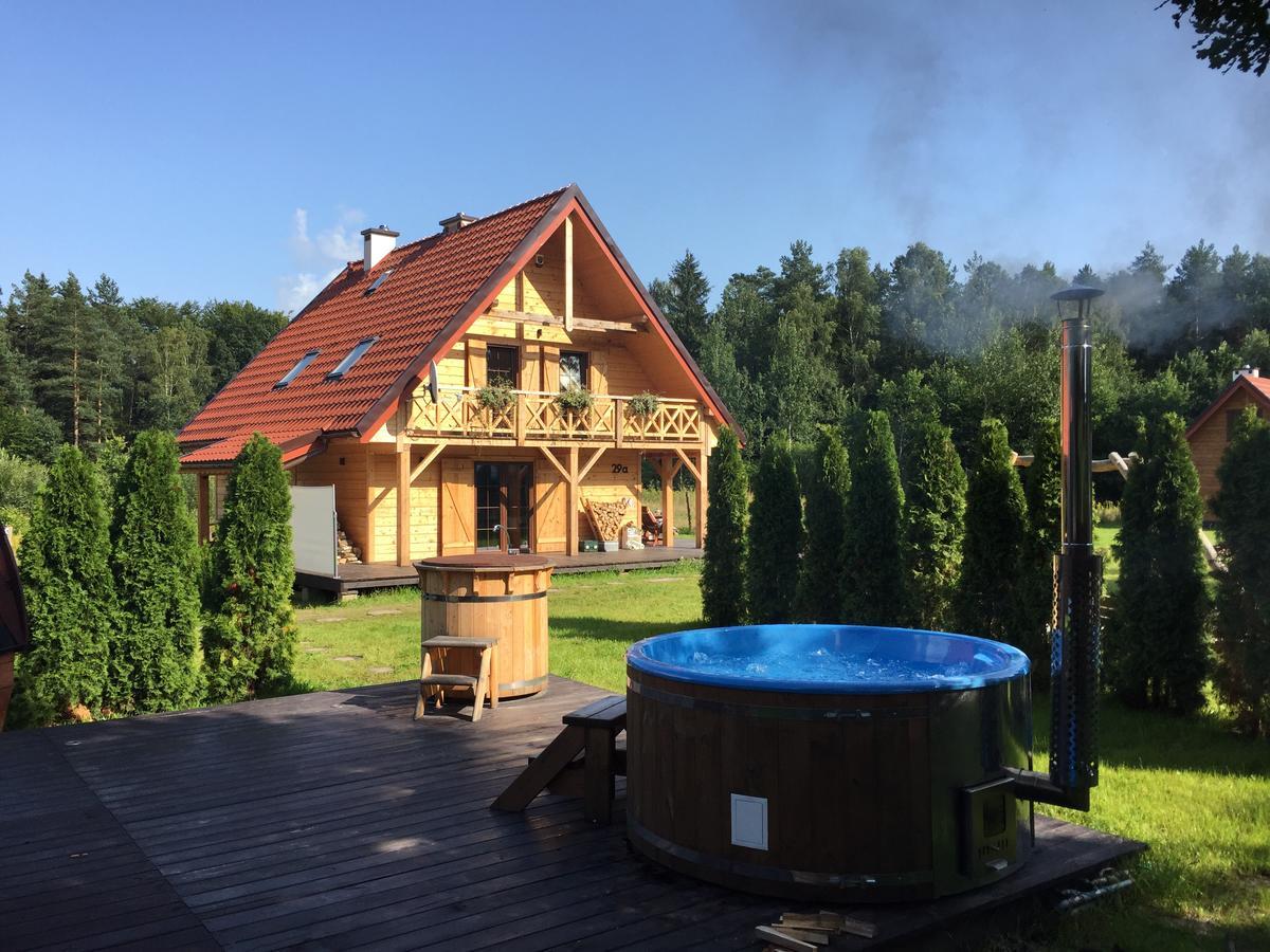Vila Wypoczynek Na Mazurach U Sebka Łukta Exteriér fotografie