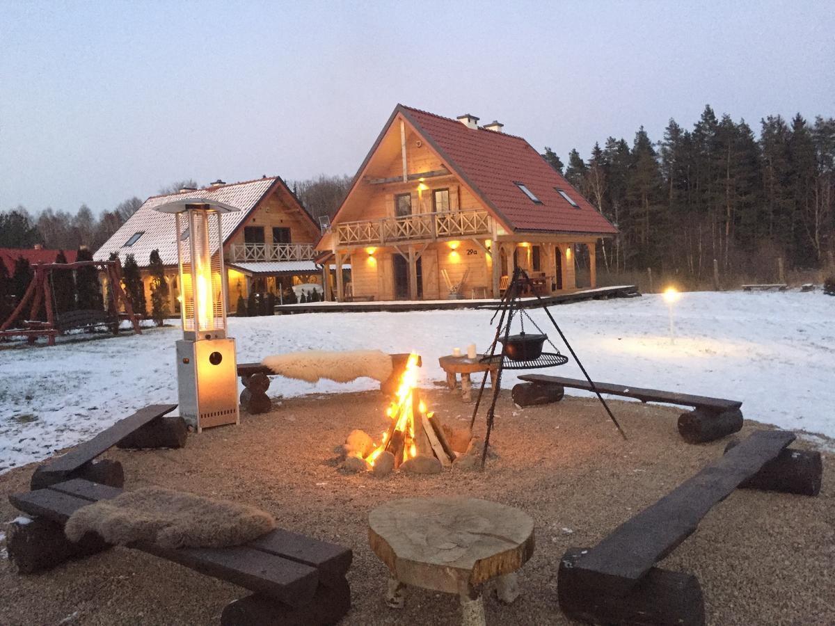 Vila Wypoczynek Na Mazurach U Sebka Łukta Exteriér fotografie
