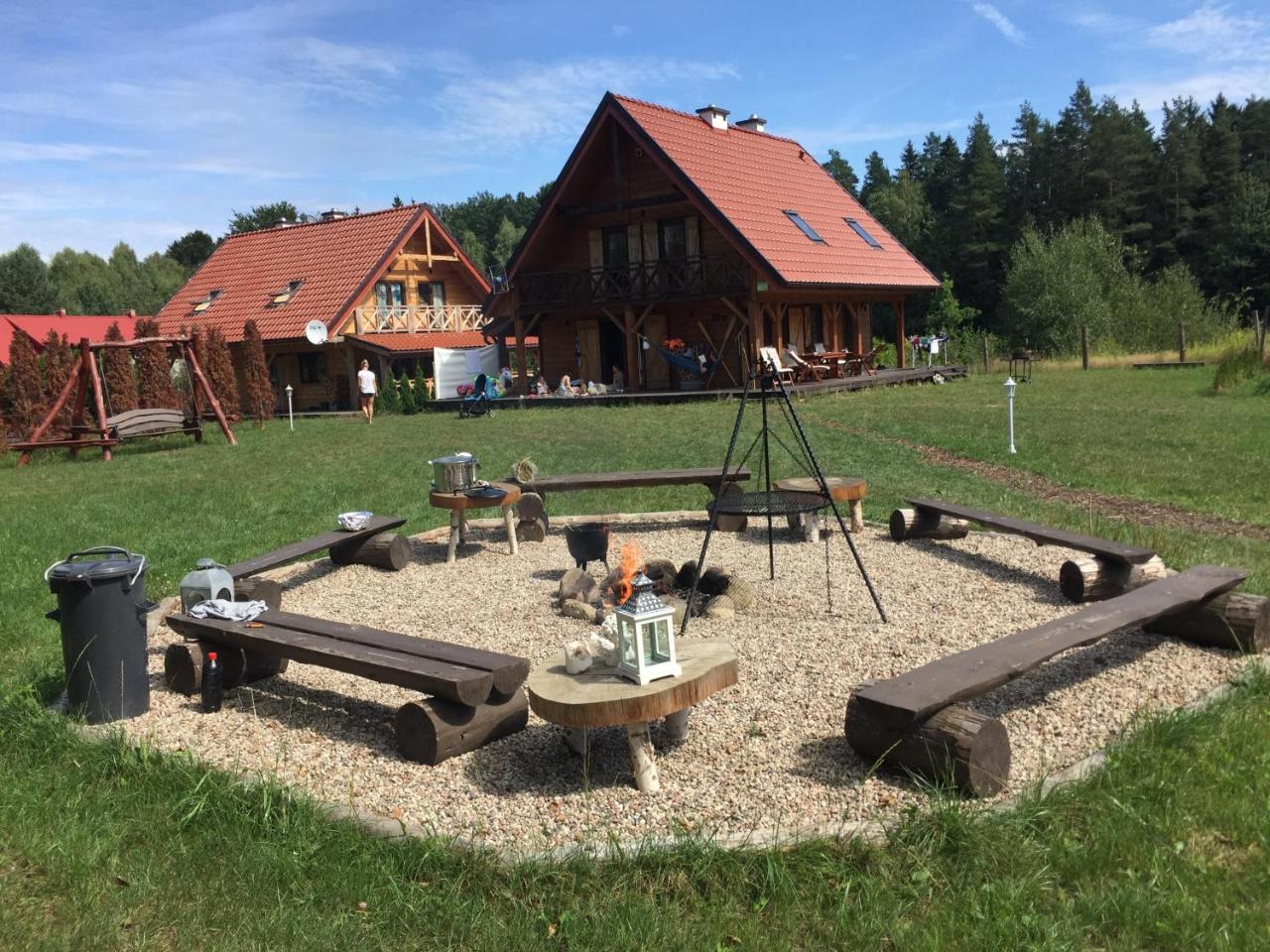 Vila Wypoczynek Na Mazurach U Sebka Łukta Exteriér fotografie